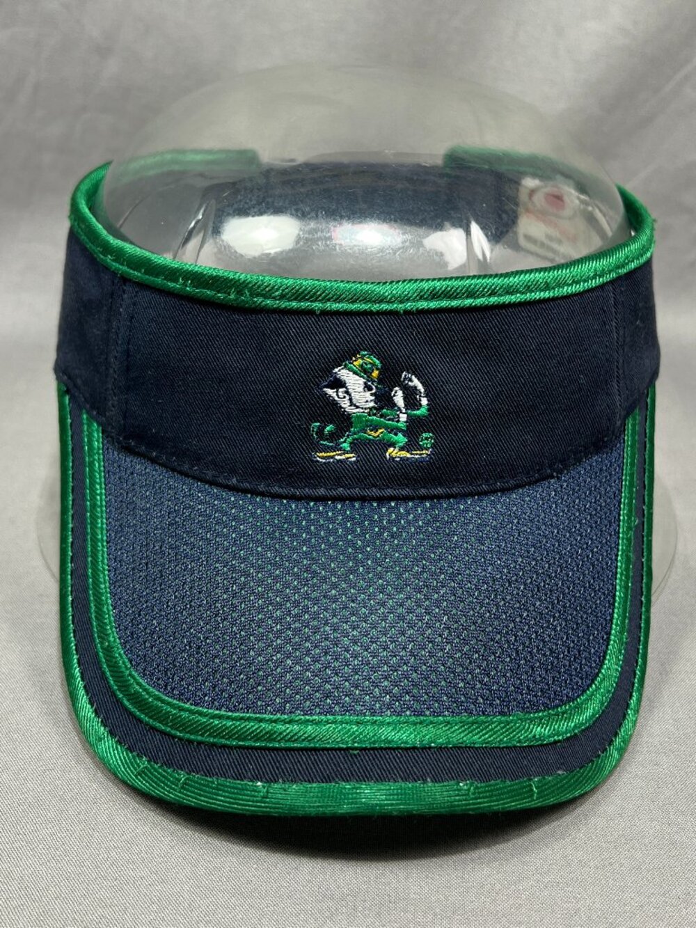Notre Dame TOW NCAA One Fit Hat Cap Gray Fighting Irish Stretch Shamrock Mens